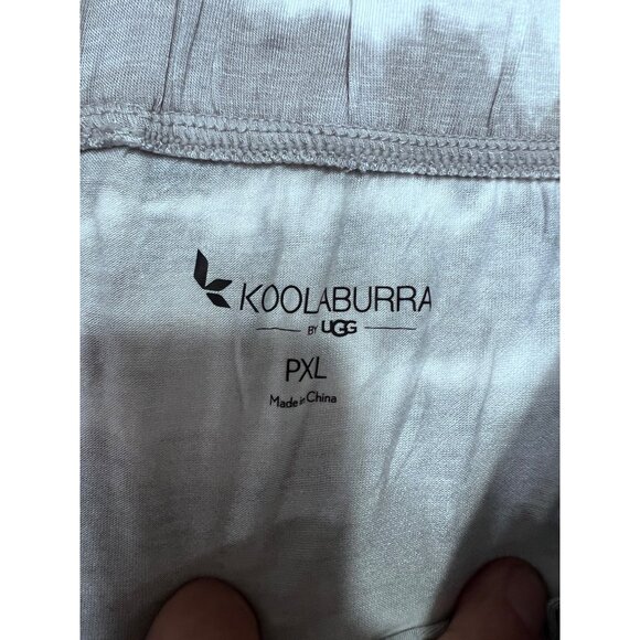 Koolaburra By Ugg Womens Tie-Dye Lounge Set PXL Gray & White Top & Pants Cozy Pa - Picture 3 of 5